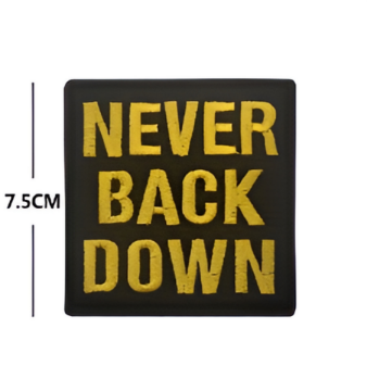 Picture of NEVER BACK DOWN